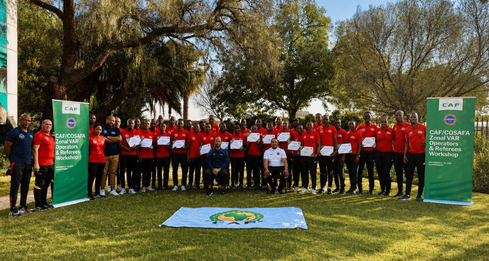 CAF professional workshop group photo